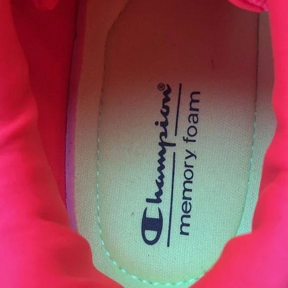 Mens Champion Neon Sneakers - Picture 4 of 5